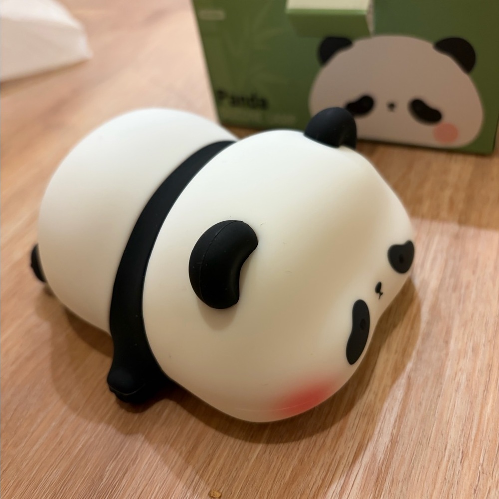 Panda silicone night light
